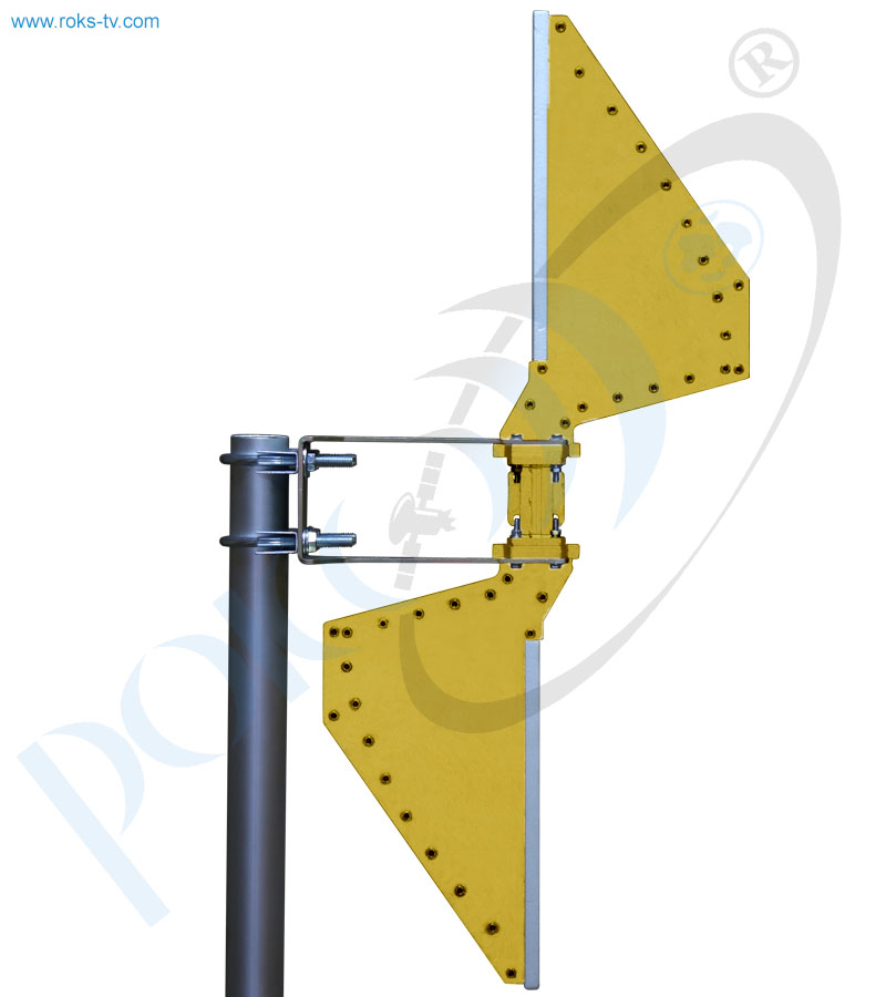 Sector antenna assembly ku band side 